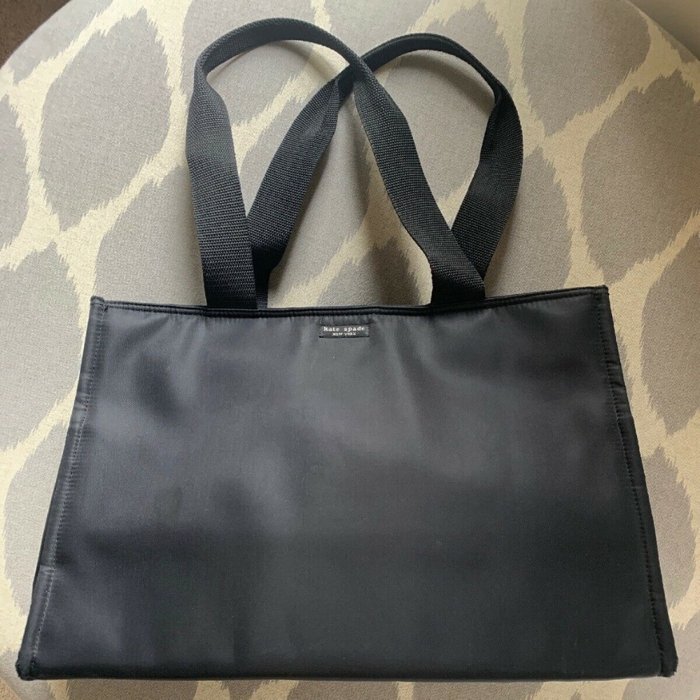 Vintage Kate Spade Black Nylon Tote
